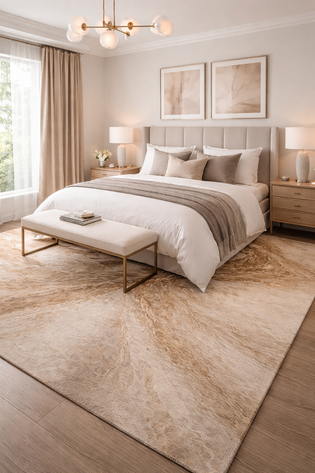 AURUM FLOW HAND-TUFTED RUG