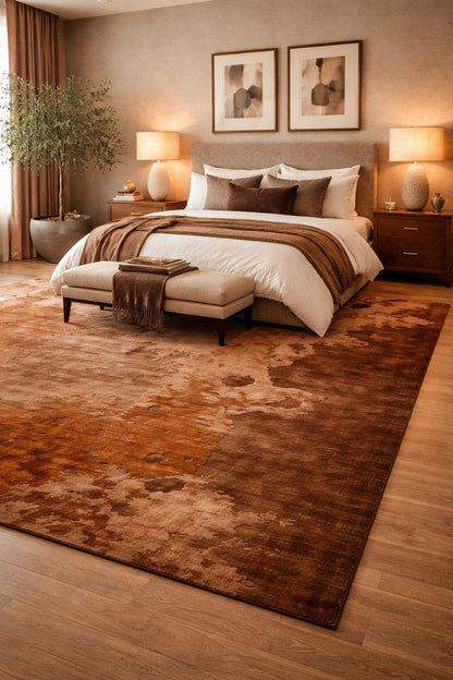 COPPER ECLIPSE HAND-TUFTED RUG