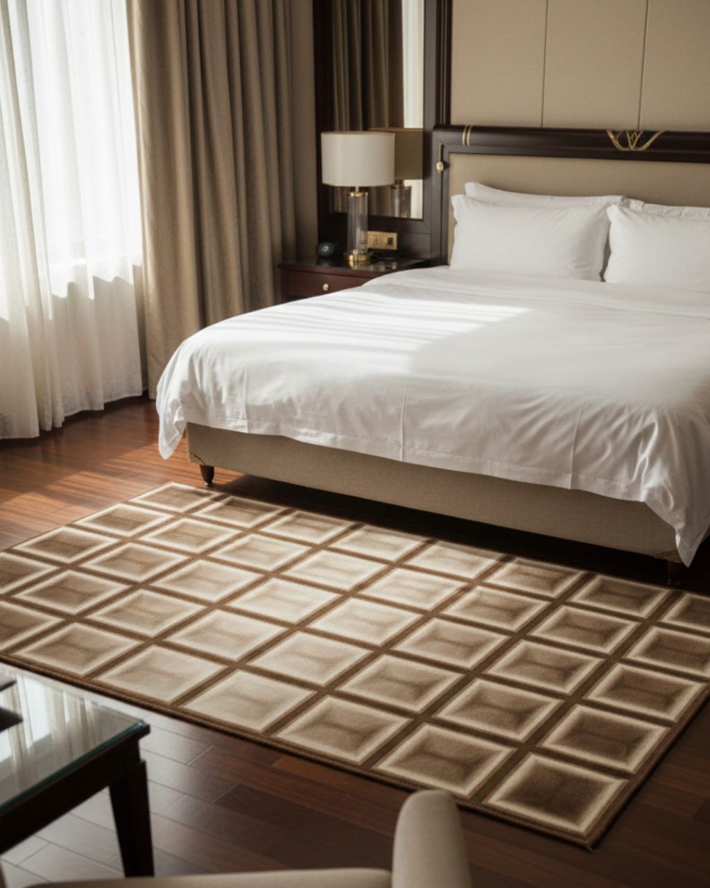 OCEAN MATRIX HAND-KNOTTED RUG