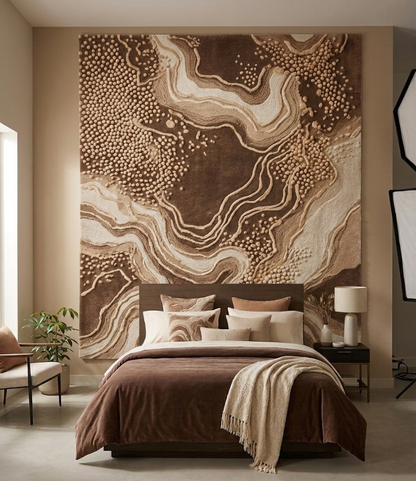 COCOA RIFT HAND-TUFTED RUG