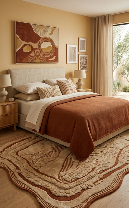 DUNE RELIEF HAND-TUFTED RUG