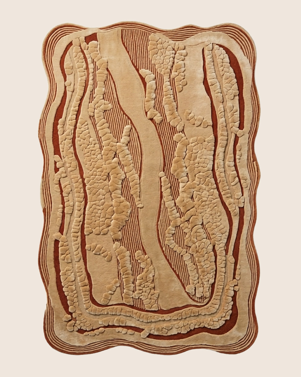 DUNE RELIEF HAND-TUFTED RUG
