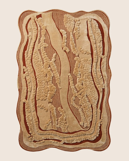 DUNE RELIEF HAND-TUFTED RUG