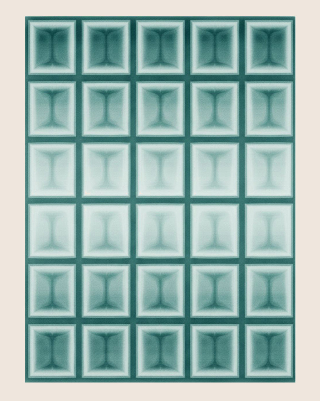 OCEAN MATRIX HAND-KNOTTED RUG