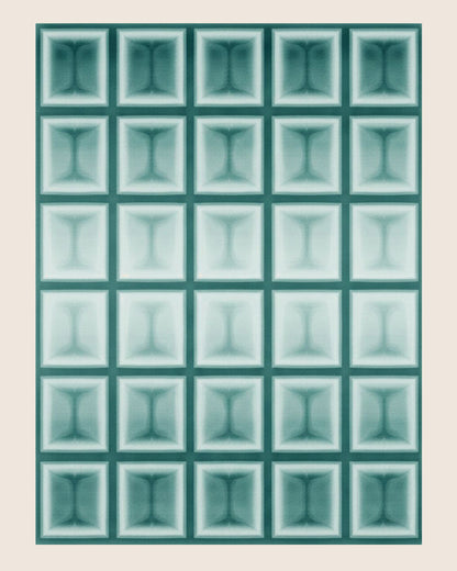 OCEAN MATRIX HAND-KNOTTED RUG