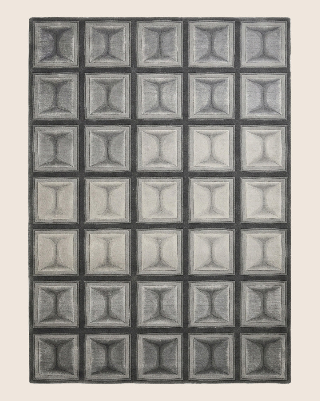 OCEAN MATRIX HAND-KNOTTED RUG