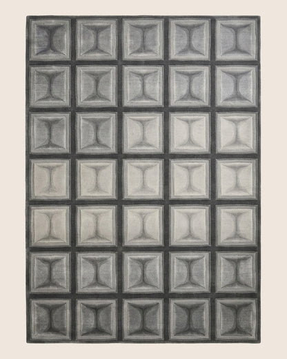 OCEAN MATRIX HAND-KNOTTED RUG
